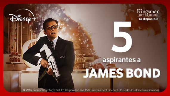 Cinco aspirantes a James Bond